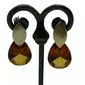 Teardrop earrings costume jewelry, festive and classic